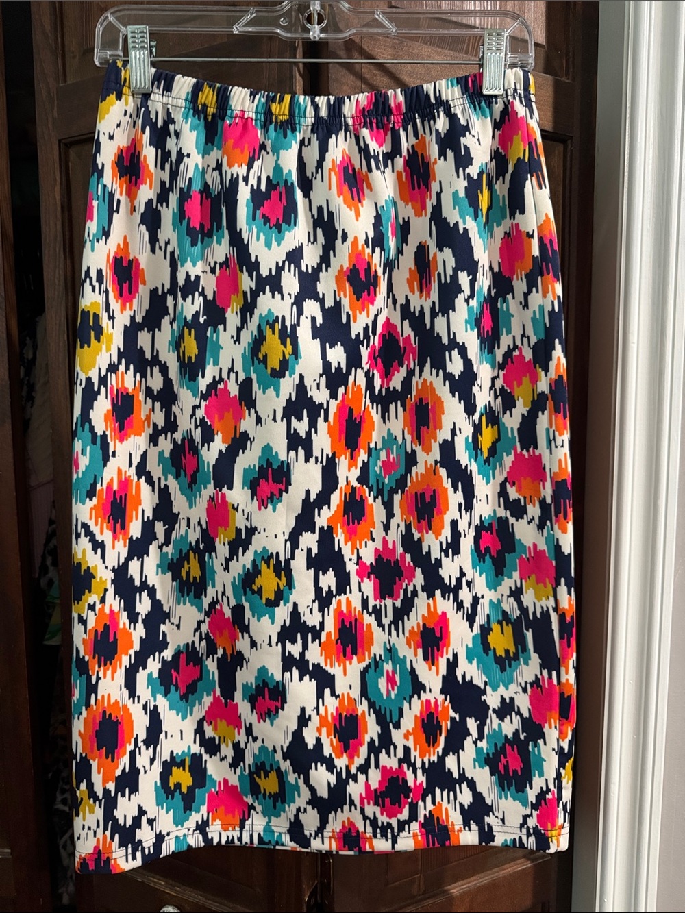 Nuggles Women’s Elastic-Waist Printed Midi Skirt - Multicolor